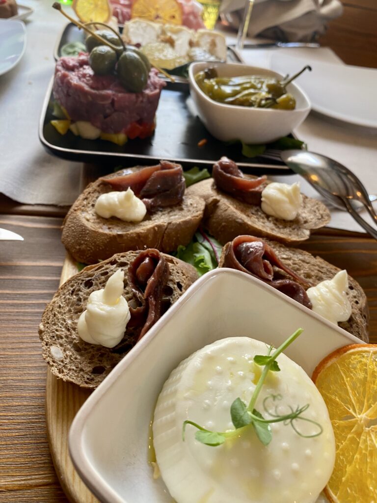 antipasto misto, osteria Metti