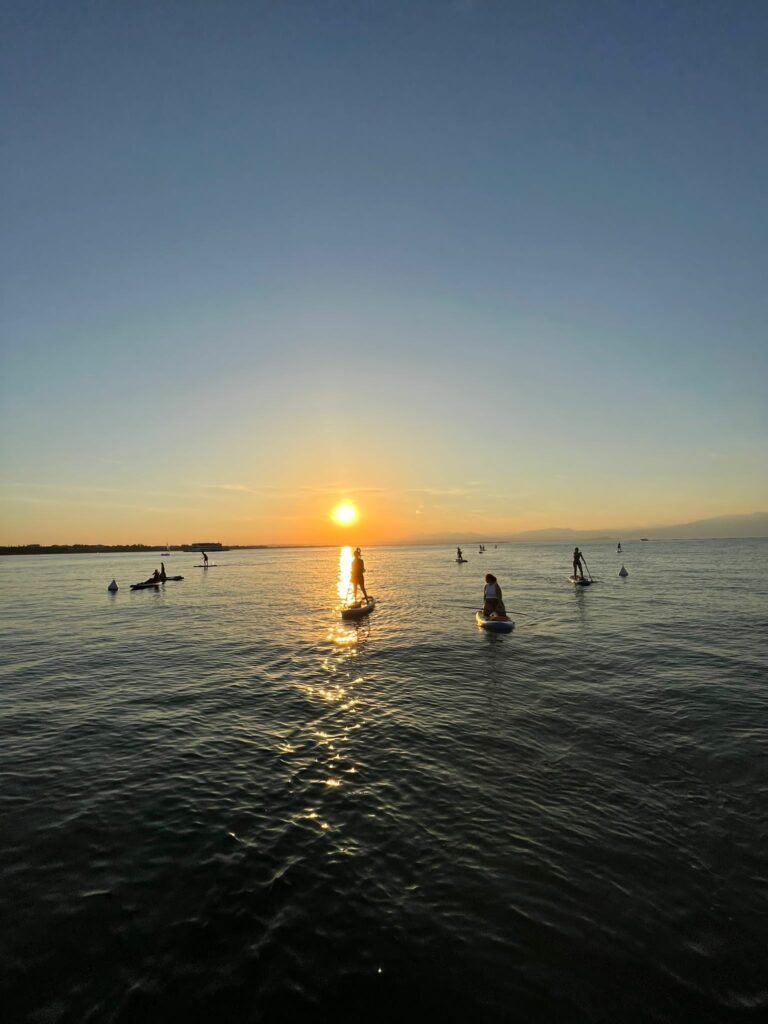 Esperienza di sup al lido campanello di Peschiera del Garda