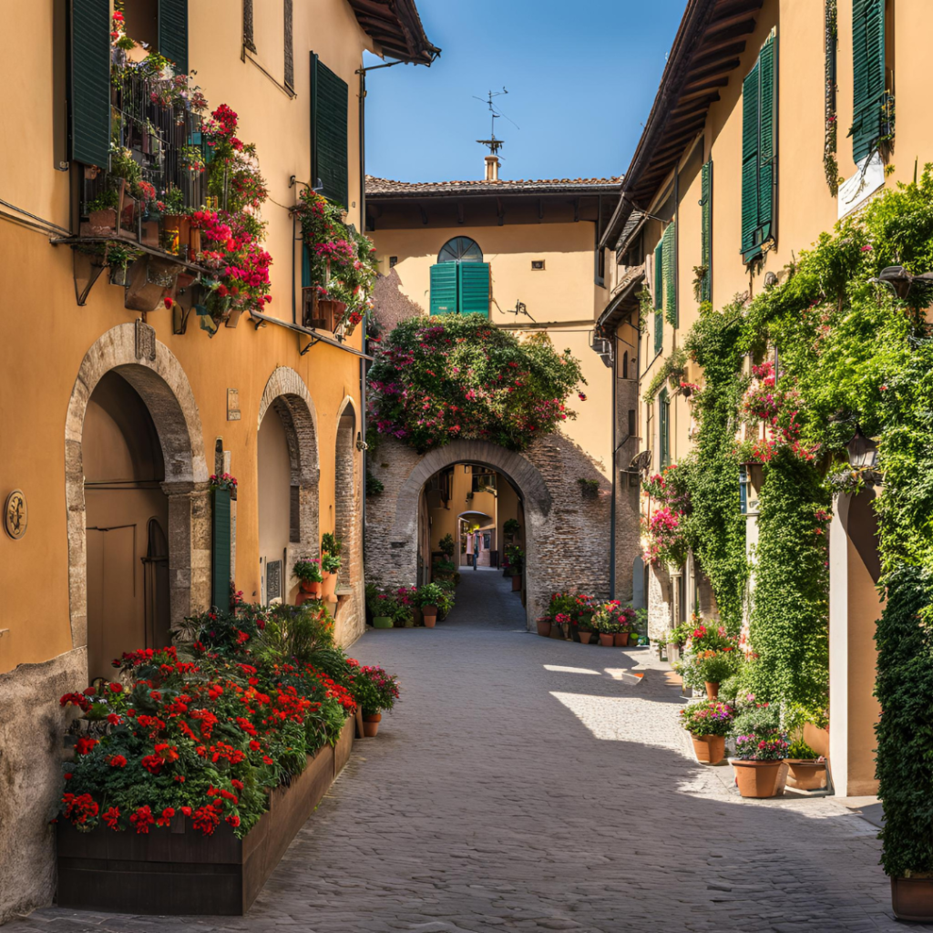 Vista di Peschiera del Garda
